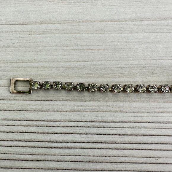 Vintage Mickey Mouse Crystal & Sapphire Inspired Tennis Bracelet - Picture 3 of 10